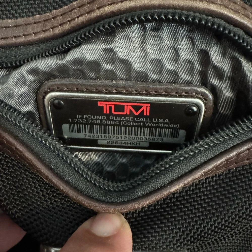 Tumi Alpha Bravo Pinkney Flap Brief Case 2-Way Hand Shoulder Messenger‎ Bag